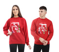 Adult Christmas Here Comes Santa Claus Sweat Top