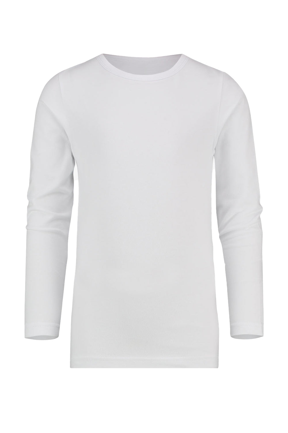 Active Star Men White Crew Neck Long Sleeve TShirt