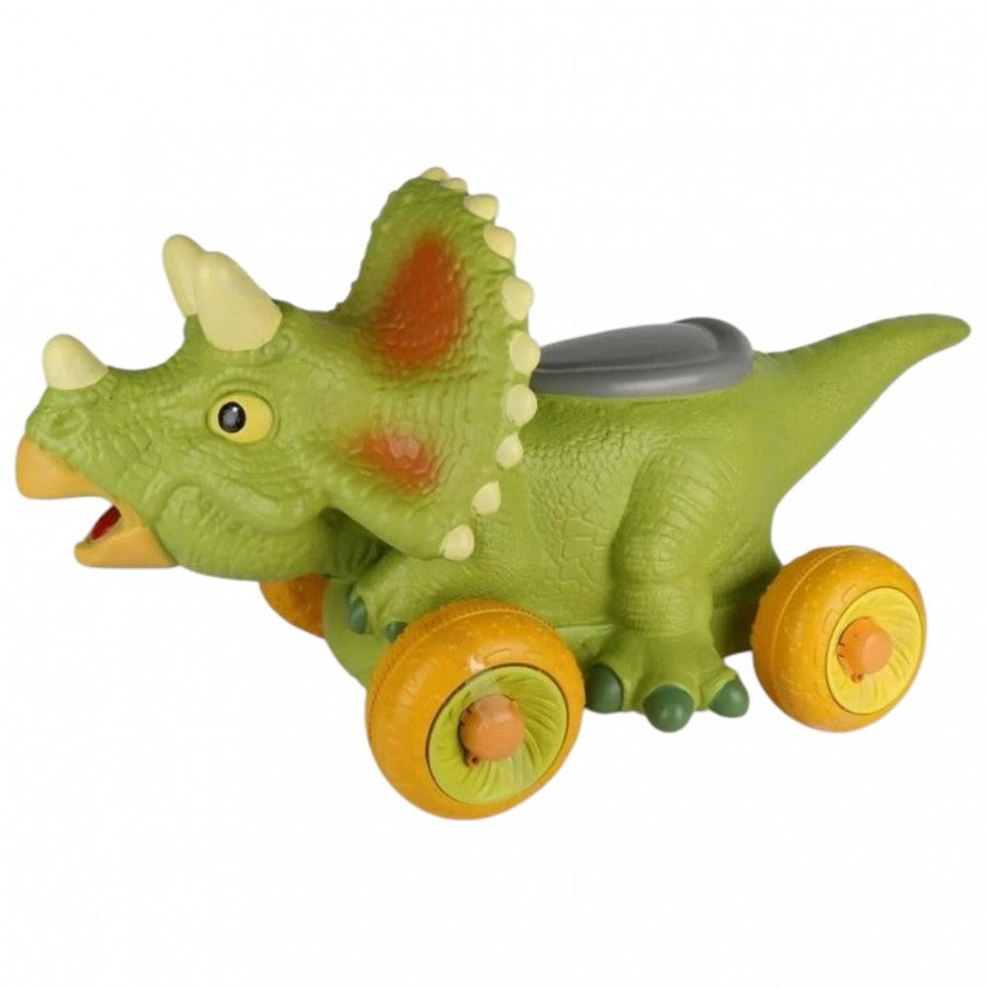 105-2 Triceratops Ride On Kids Toy With Wheels Push Along