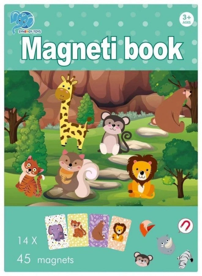 8726-32 45pcs Magnetic Animal Book