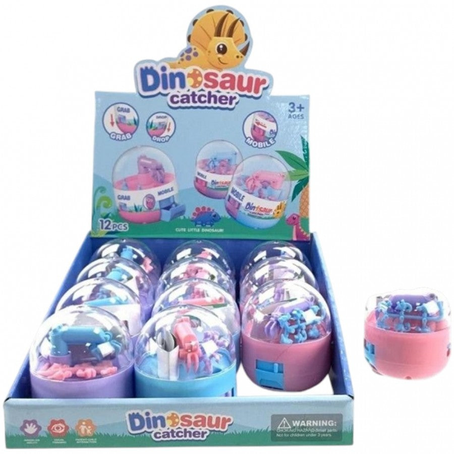 835-28 Dinosaur Catcher Egg With Candy (Box of 12)