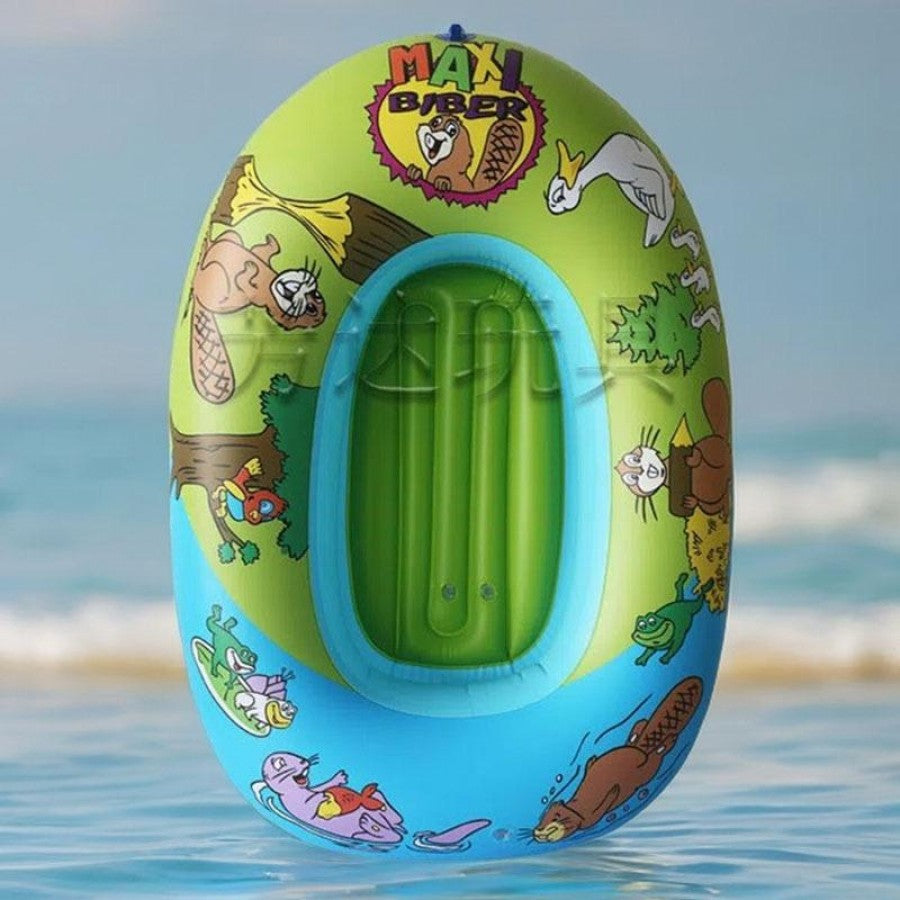 0606-2192 Inflatable Boat Swimming Pool Float for Kids Summer Water Float Toys 38" x 28" Lounge Raft