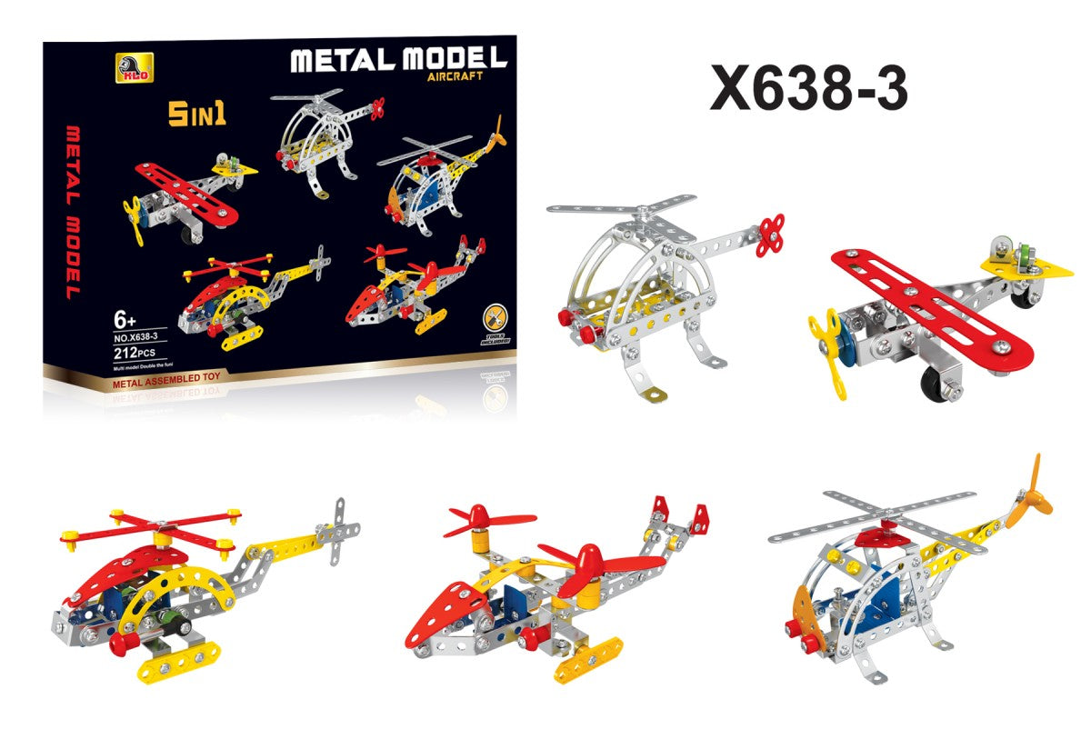 X638-3 Metal Model Aircraft (212 PCS)