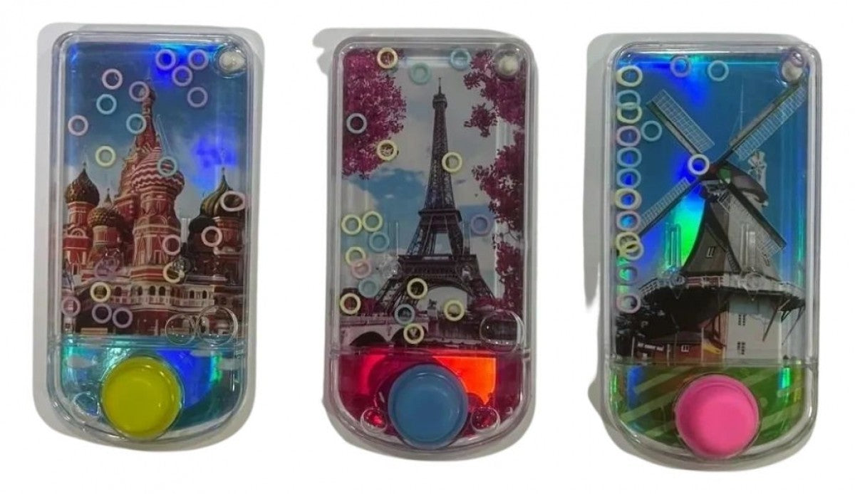 2658P3A Bubble Ring Game Phone Shape Assorted Colours (box of 24)