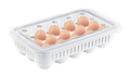Plastic Egg Storage Container Box 15 Eggs 28 x 18 x 8 cm AK680