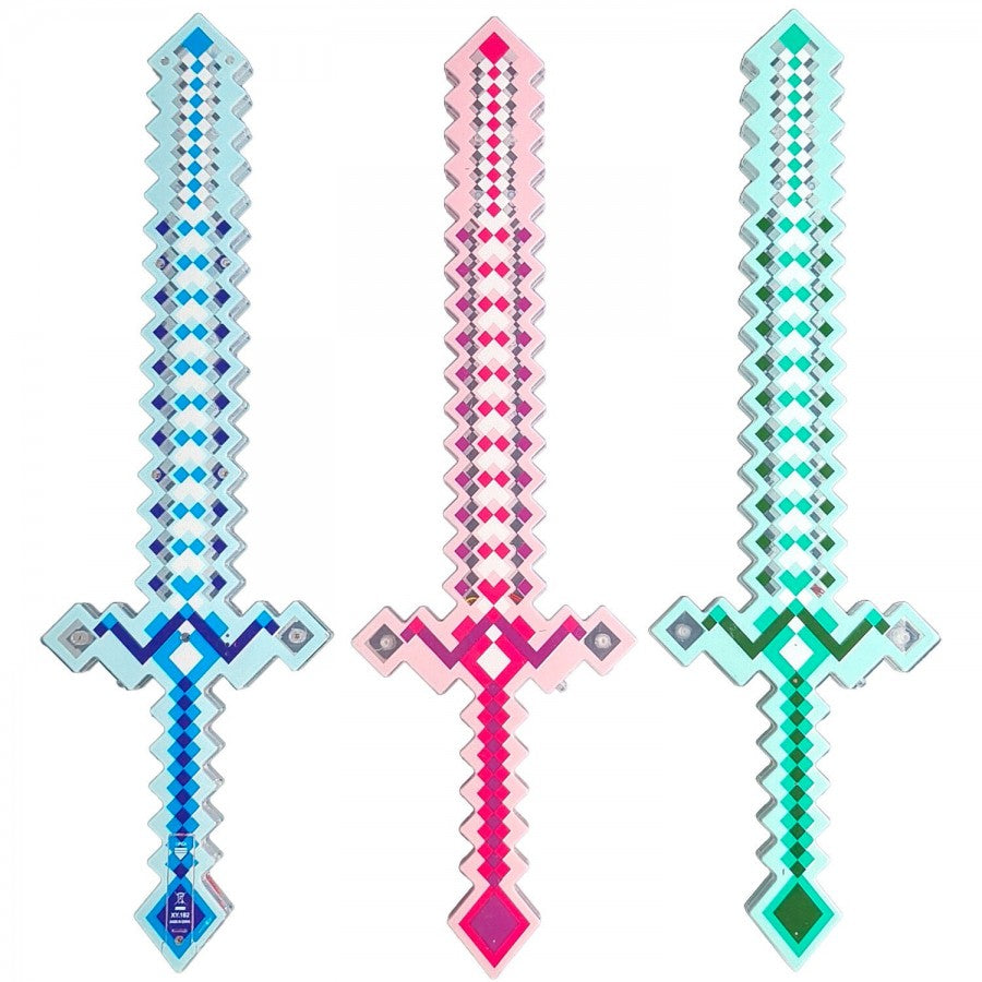 182-12 Light Up Pixel Sword