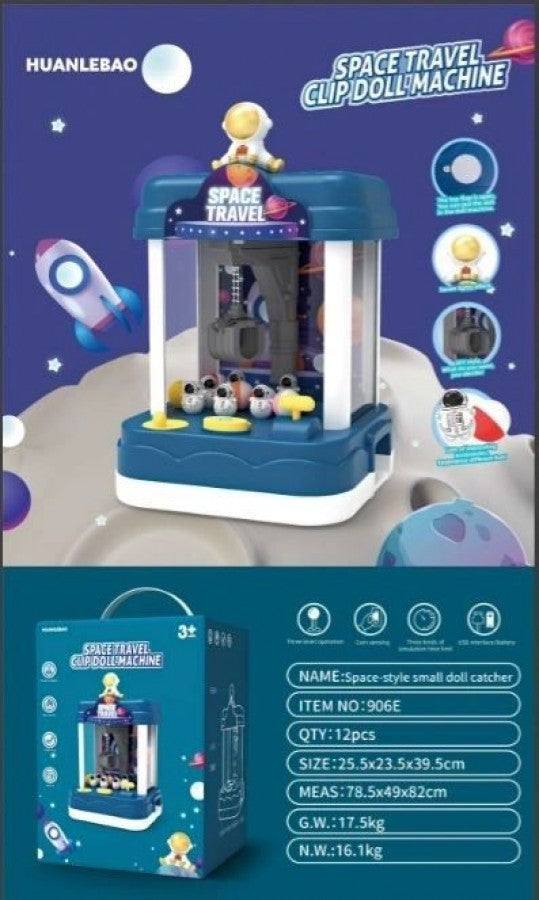 906E Space Travel Clip Doll Machine