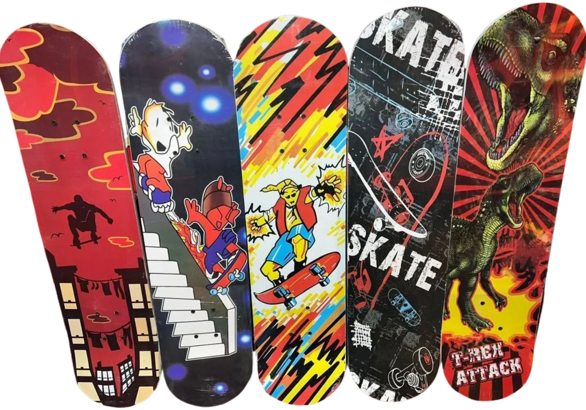 FYS-2145 Kids Wooden Skateboard Many Designs Large Assorted 0605-4143