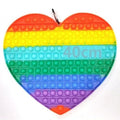 40CM Heart Rainbow Poppit