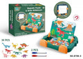 8786-2 2 In 1 Dinosaur Magnetic Puzzle &amp; Write Whiteboard