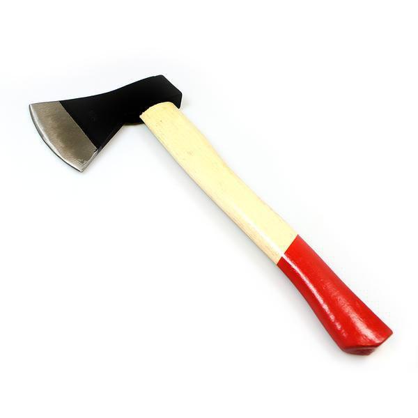 Small Hand Axe Hatchet 600g Steel Head Firewood Log Chopper 35.5cm SKU 1016