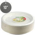 Disposable Compostable Eco-Bio Bagasse Sugarcane Plates 10" Pack of 50 ST81425
