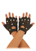 Wickedfun Black Biker Gloves