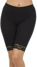 Crazy Chick Adult Black Trim Lace Shorts