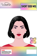 Wickedfun Black Bob Wig