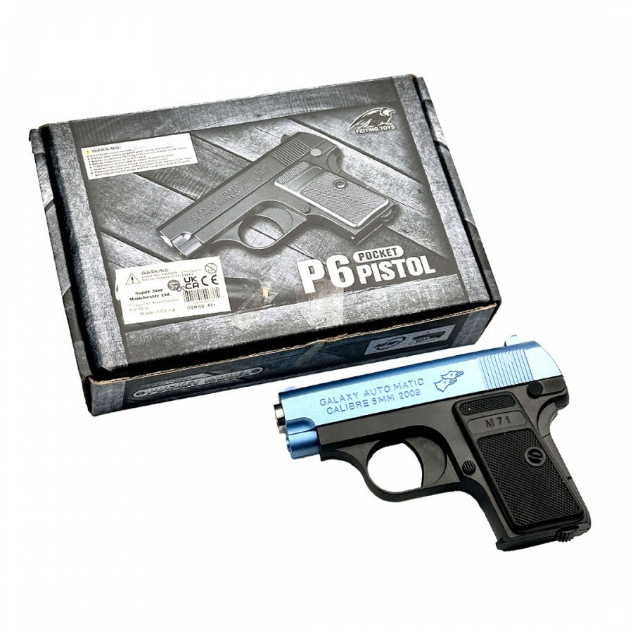 P6 BB Gun Black 14cm x 10cm
