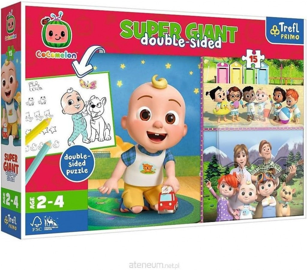 Trefle Cocomelon 15 Piece Maxi Puzzle