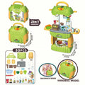 PH-16 2 In 1 Green 30Pcs Supermarket Carry Along Case