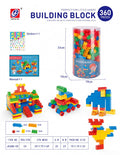 JX688-59 360-Piece DIY Building Block Set