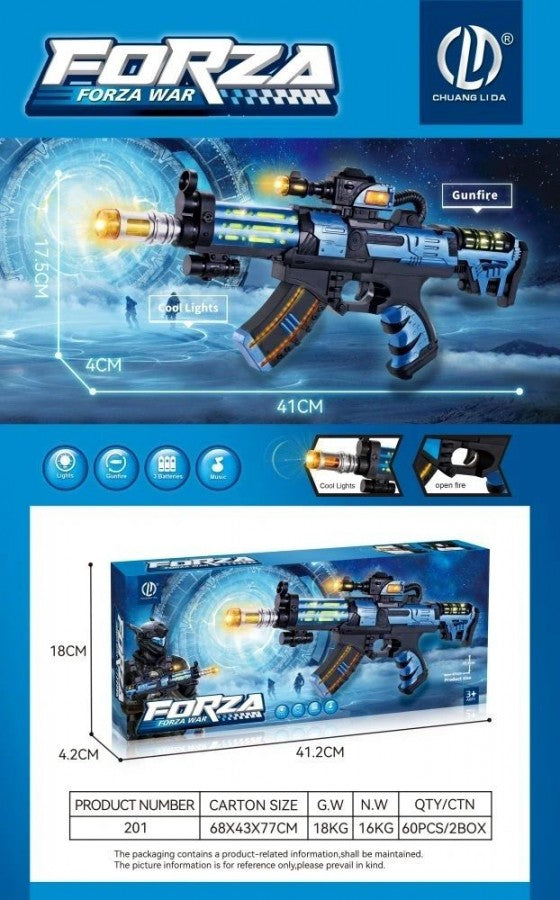 201 Forza Light Up SMG Gun