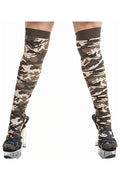 Crazy Chick Camouflage OTK Socks