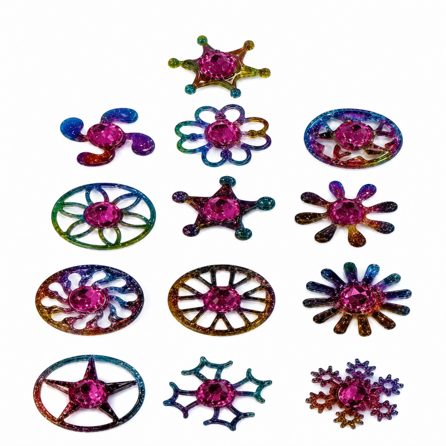 S-1897 Purple Chamelion Spinner Metal