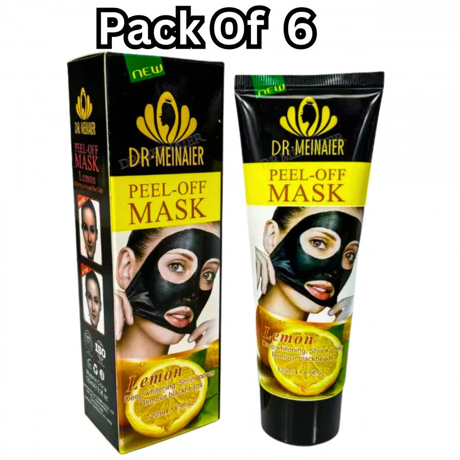 H-S-7 x6 Collagen Peel-Off Mask Lemon