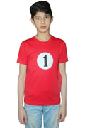 Wickedfun Children's 1 Red Printed TShirt