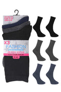 Crazy Chick Cotton Mix Ankle Socks in 3 Colours (Pack Of 3)