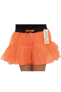 Crazy Chick Girls 2 Layers Orange Tutu Skirt
