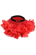 Crazy Chick Adult 2 Layers Red Short Ruffle Tutu Skirt
