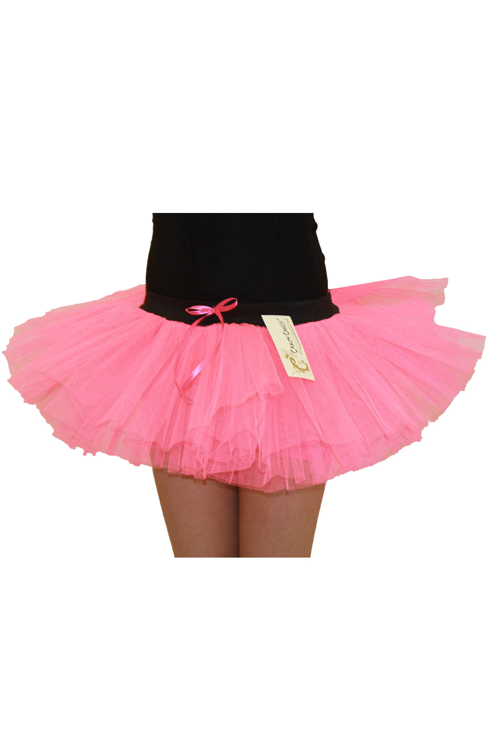 Crazy Chick Girls 3 Layers Pink Tutu Skirt