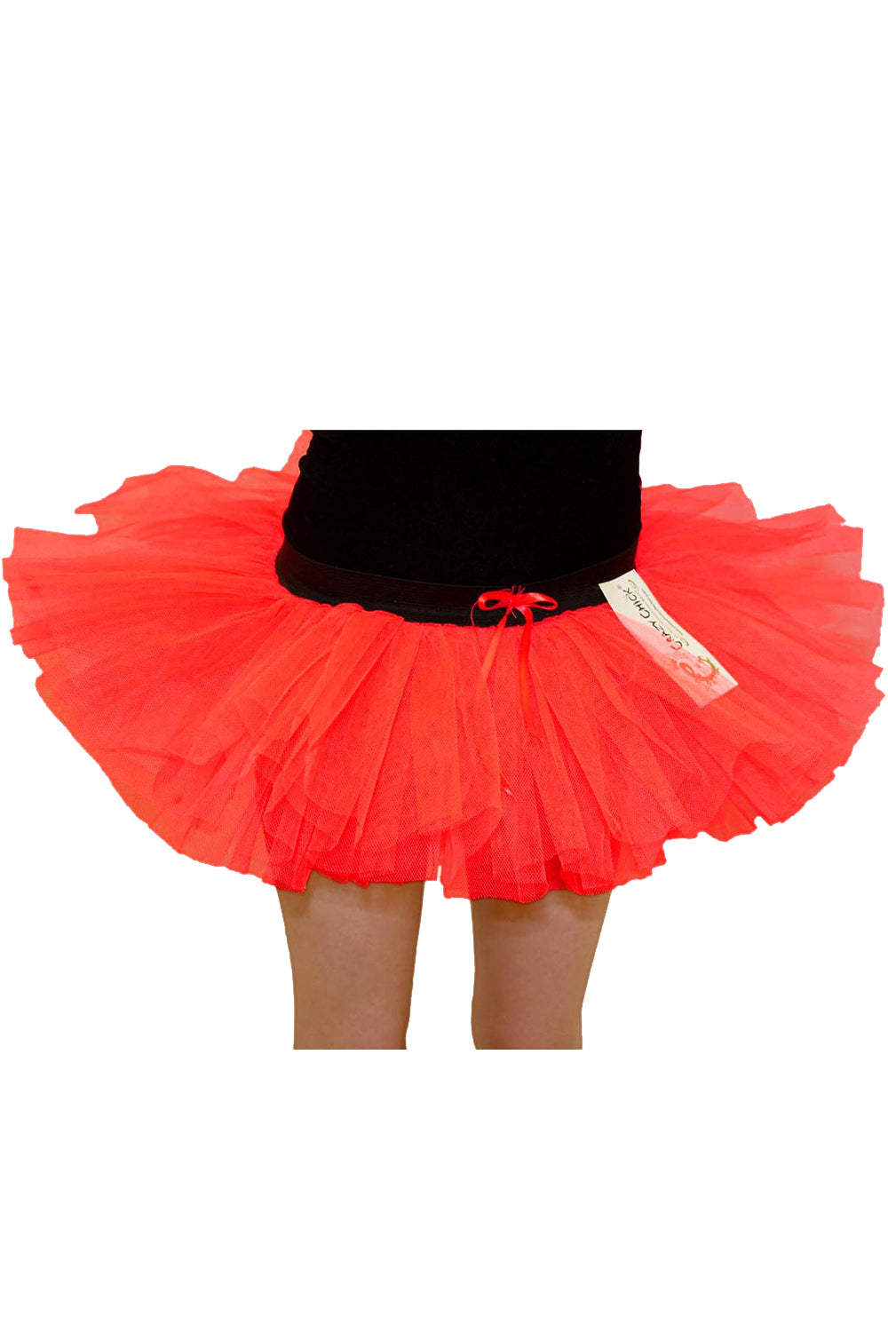 Crazy Chick Girls 3 Layers Red Devil Tutu Skirt
