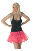 Crazy Chick Adult 4 Layers Pink Tutu Skirt With Bow