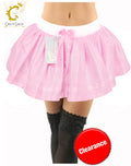 Crazy Chick Adult Plain Baby Pink Satin Tutu Skirt