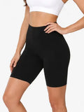 Crazy Chick Adult Black Microfibre Cycling Shorts for Sports and Gym