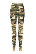 Crazy Chick Girls Microfibre Camouflage Leggings