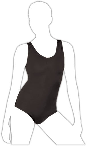 Crazy Chick Girls Black Sleeveless Leotard