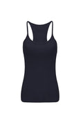 Crazy Chick Girls Microfibre Black Vest Top