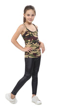 Crazy Chick Girls Microfibre Camouflage Vest Top