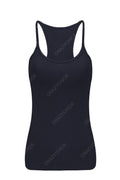 Crazy Chick Girls Cotton Black Vest Top