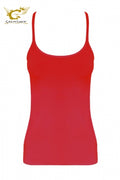 Crazy Chick Girls Cotton Red Vest Top