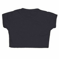 Crazy Chick Girls Microfibre Black Crop Top