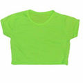 Crazy Chick Girls Microfibre Green Crop Top