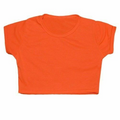 Crazy Chick Girls Microfibre Orange Crop Top