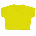 Crazy Chick Girls Microfibre Yellow Crop Top