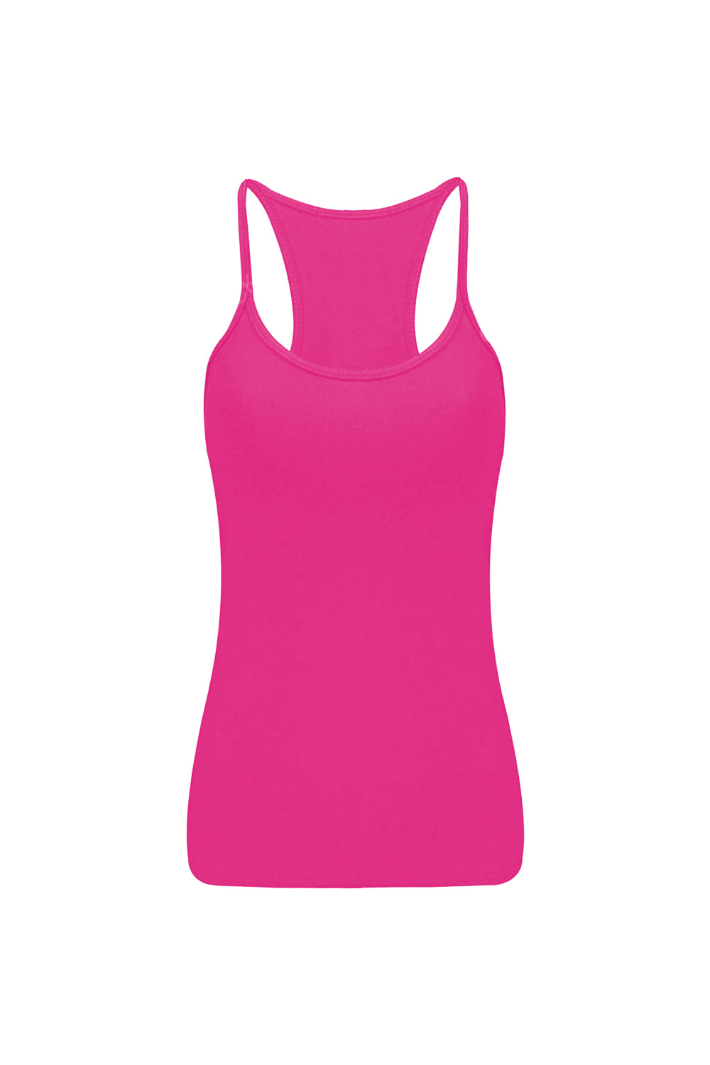 Crazy Chick Girls Microfibre Neon Pink Vest Top