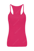 Crazy Chick Girls Cotton Pink Vest Top