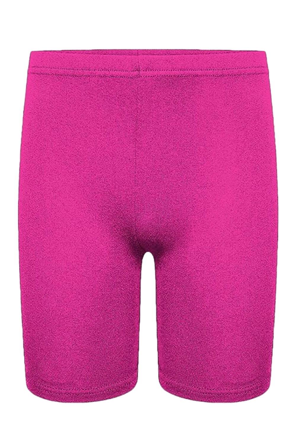 Crazy Chick Girls Pink Microfibre Cycling Shorts for Sports and Gym