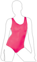 Crazy Chick Girls Pink Sleeveless Leotard